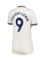 Castore White Everton Third Shirt 2024-25 Womens Calvert-Lewin 9 printing - Image 3 of 3