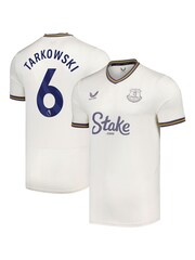 Castore White Everton Third Shirt 2024-25 Tarkowski 6 printing - Image 1 of 3