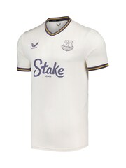 Castore White Everton Third Shirt 2024-25 Tarkowski 6 printing - Image 2 of 3