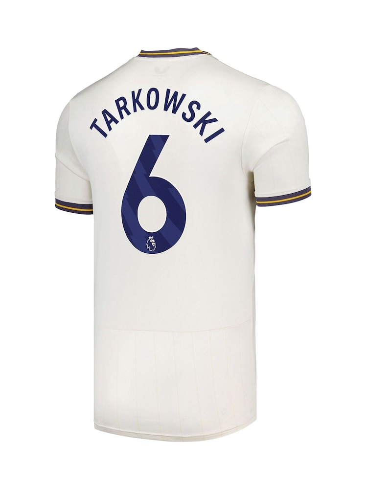 Castore White Everton Third Shirt 2024-25 Tarkowski 6 printing - Image 3 of 3