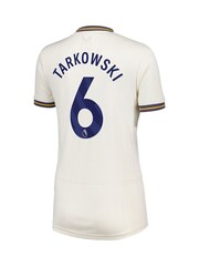 Castore White Everton Third Shirt 2024-25 Womens Tarkowski 6 printing - Image 3 of 3