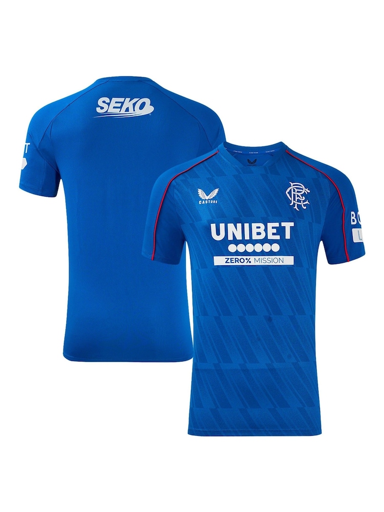 Castore Blue Glasgow Rangers Home Pro Shirt 2024-25 - Image 1 of 3