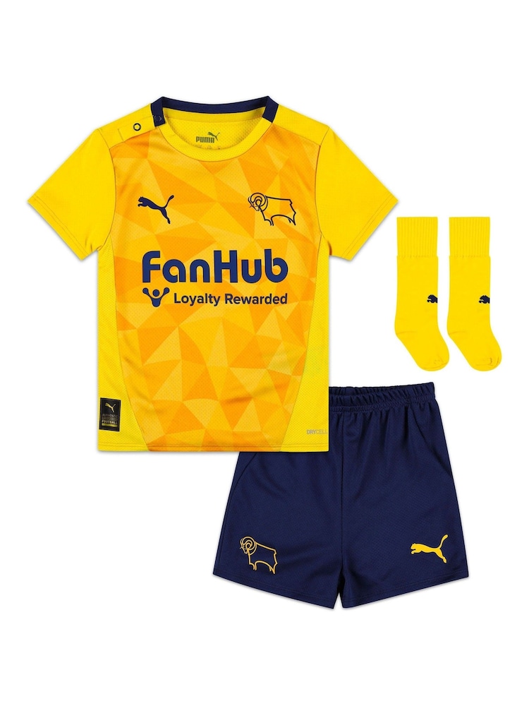Puma Orange Derby County Puma Third Infant Kit 2024-25 - Image 3 of 3 Puma Orange Derby County Puma Third Infant Kit 2024-25 - Image 3 of 3