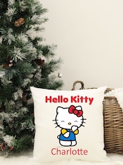Personalised Hello Kitty Square Cushion by Character World - Image 1 of 4