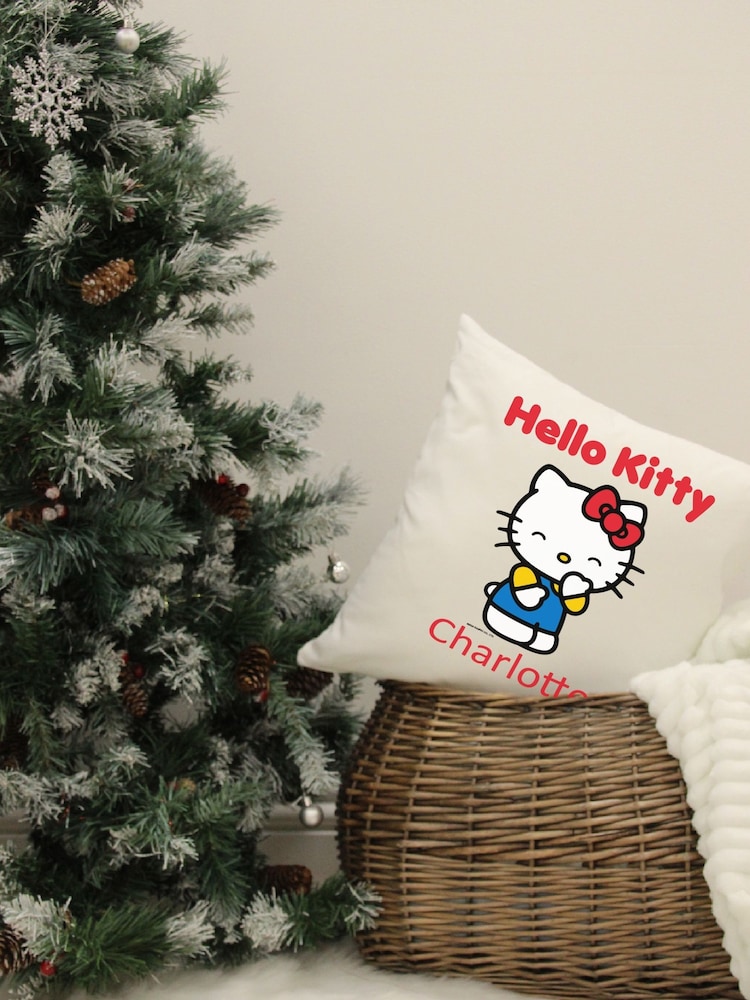 Personalised Hello Kitty Square Cushion by Character World - Image 2 of 4