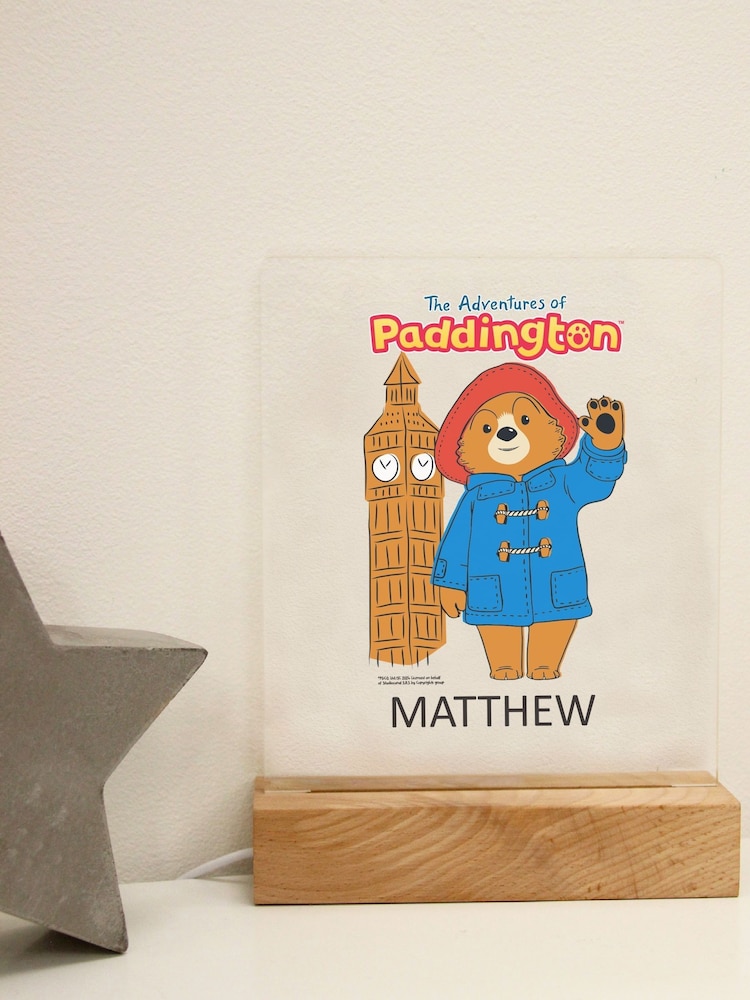 Personalised Paddington Night Light by Character World - Image 1 of 2