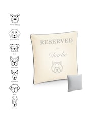 My Dog And Me 100% Cotton Cushion by RUFF - Image 1 of 5
