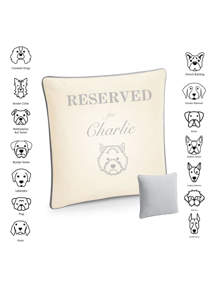 My Dog And Me 100% Cotton Cushion by RUFF - Image 2 of 5