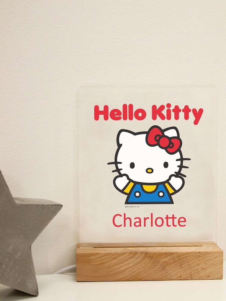 Personalised Hello Kitty Night Light by Character World - Image 1 of 2