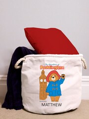 100% Cotton Personalised Paddington Bear Toy Trug by Character World - Image 2 of 4