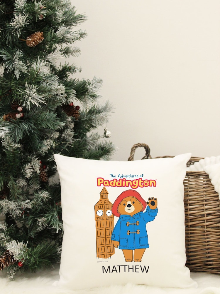 Personalised Paddington Bear Square Cushion by Character World - Image 2 of 4
