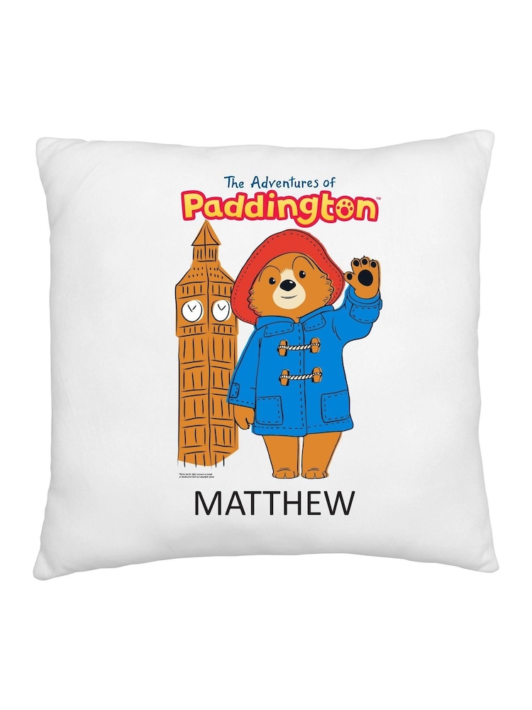 Personalised Paddington Bear Square Cushion by Character World - Image 4 of 4
