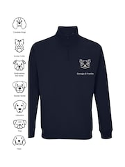My Dog & Me Quarter Zip Sweater by RUFF - Image 1 of 3