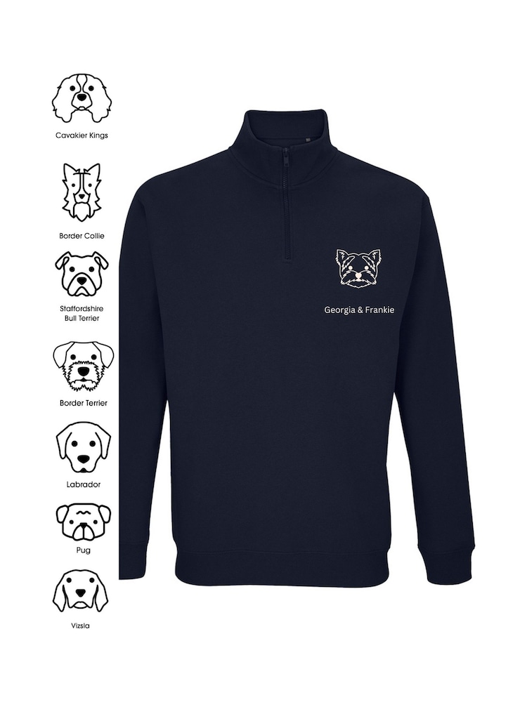 My Dog & Me Quarter Zip Sweater by RUFF - Image 1 of 3