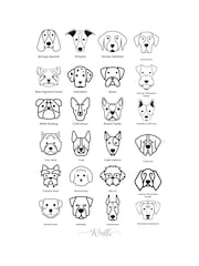 My Dog And Me 100% Cotton Cushion by RUFF - Image 3 of 4