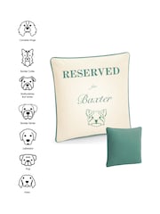 My Dog And Me 100% Cotton Cushion by RUFF - Image 1 of 3
