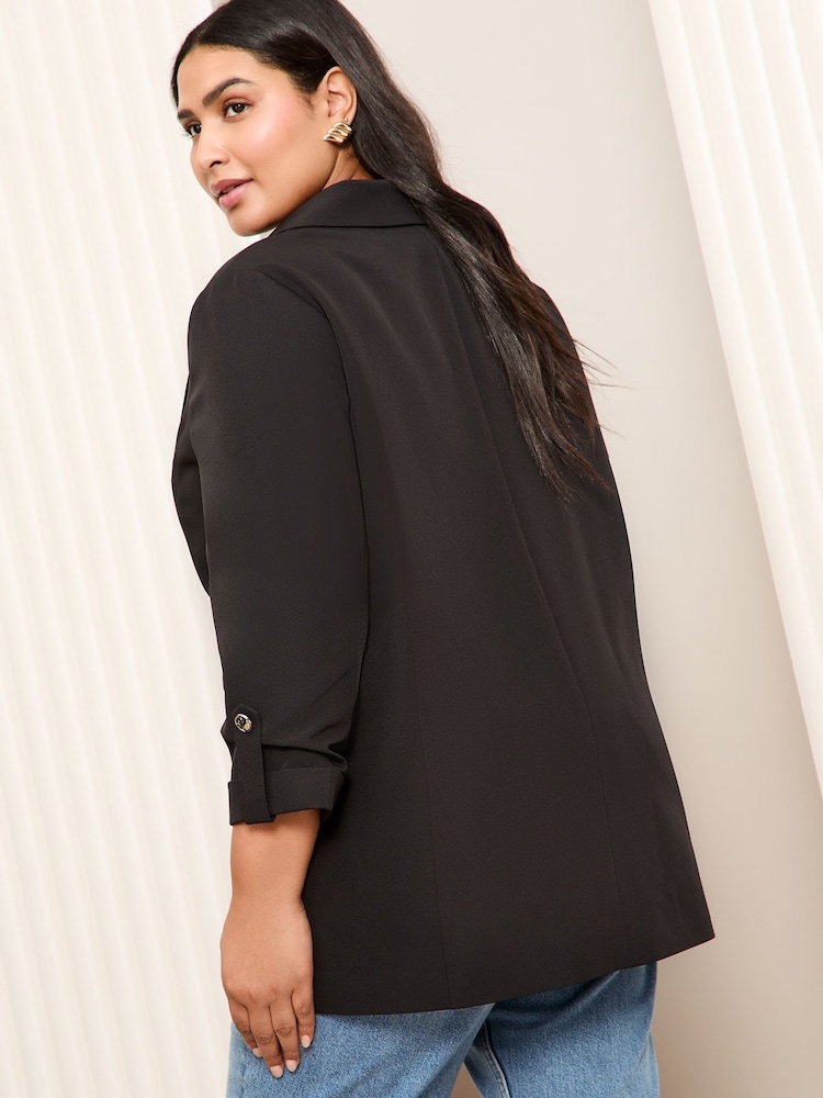 Negro - Americana sartorial con detalle en las mangas Edge to Edge de Friends Like These - Imagen 5 de 5 Negro - Americana sartorial con detalle en las mangas Edge to Edge de Friends Like These - Imagen 5 de 5