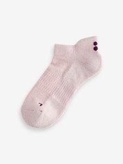 Sweaty Betty Purple Workout Metallic Socks 3 Pack - Image 2 of 4