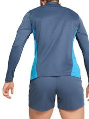 Puma Blau Manchester City Trainingsoberteil mit Viertelreißverschluss für Damen - Bild 2 von 5