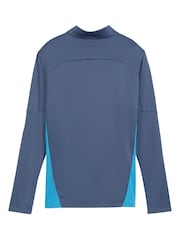 Puma Blau Manchester City Trainingsoberteil mit Viertelreißverschluss für Damen - Bild 5 von 5