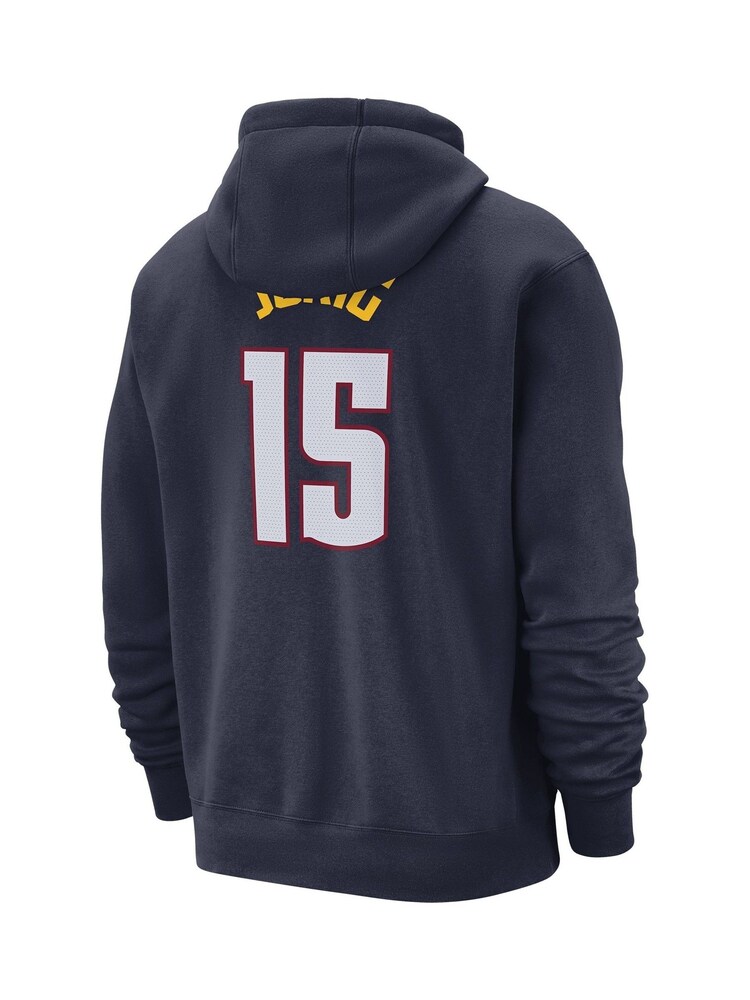 Fanatics Blue NBA Denver Nuggets Name & Number Hoodie Nikola Jokic - Image 2 of 3