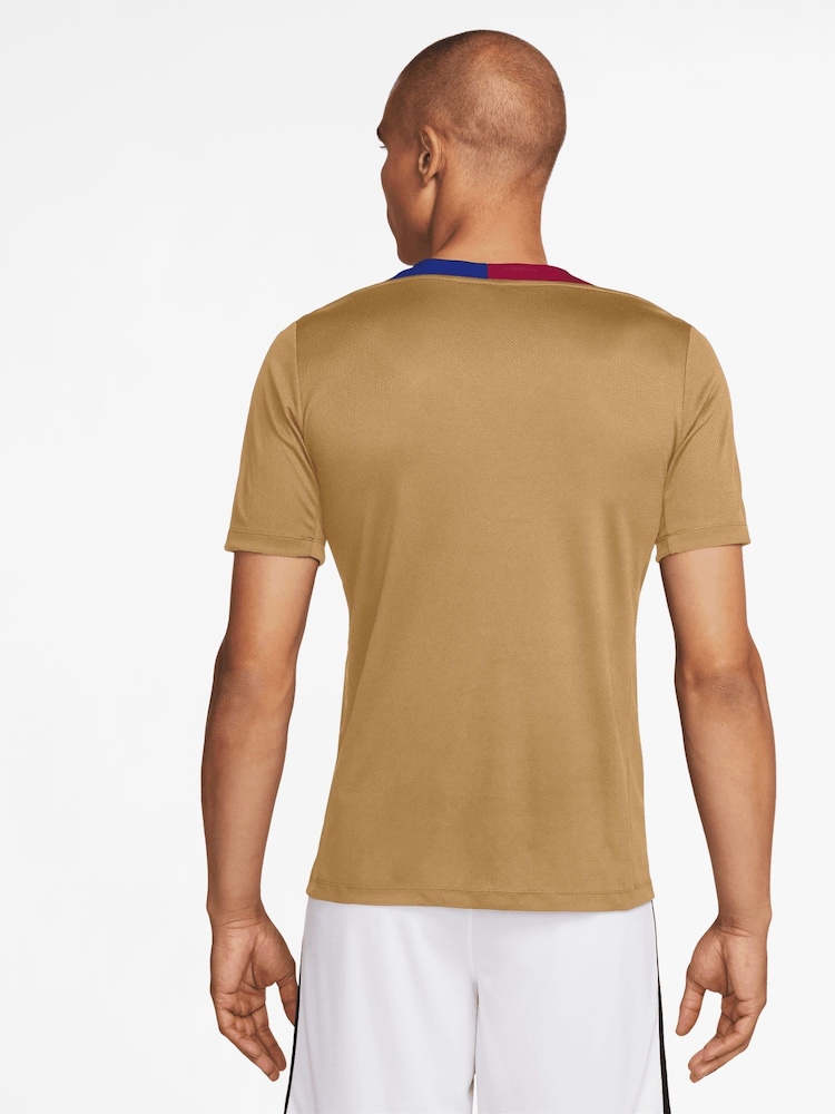 Nike Gold Barcelona Strike Training Top - Image 2 of 2 Nike Gold Barcelona Strike Training Top - Image 2 of 2