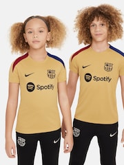 Nike Gold Barcelona Strike Kids Training Top - Image 1 of 5