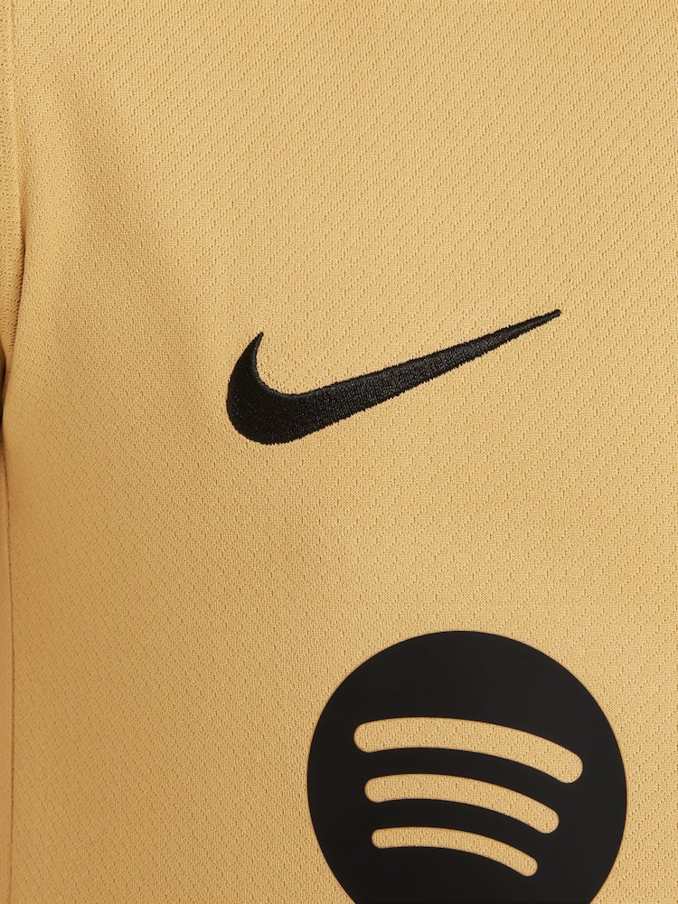 Nike Gold Barcelona Strike Kids Training Top - Image 5 of 5