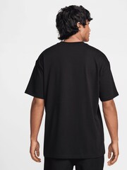 Nike Black Inter Milan Air Max 100% Cotton 90 Wordmark T-Shirt - Image 2 of 5