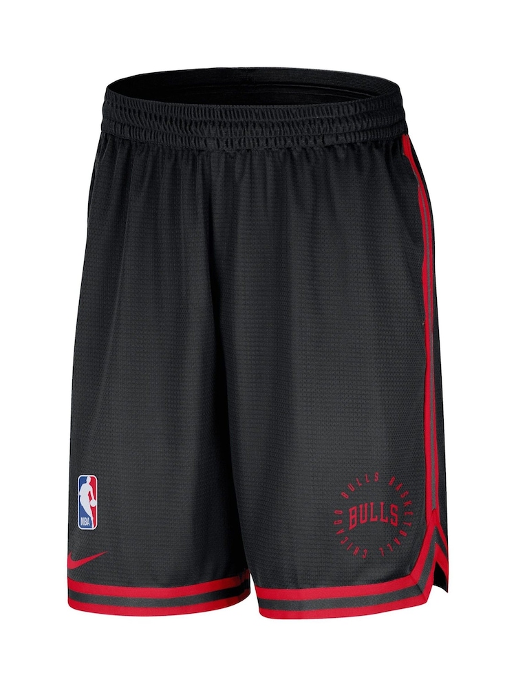 Fanatics NBA Chicago Bulls Dri-FIT Pre Game DNA 8inch Black Shorts - Image 2 of 3