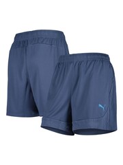 Puma Blue Manchester City Training Shorts Womens - Image 2 of 5