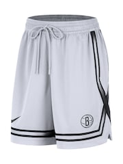 Fanatics Womens Grey NBA Brooklyn Nets Shorts - Image 2 of 3