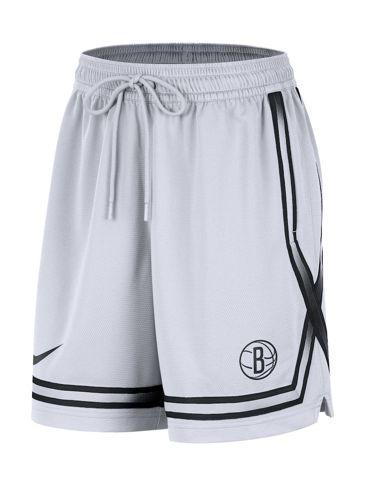 Fanatics Womens Grey NBA Brooklyn Nets Shorts - Image 2 of 3