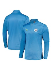 Puma Blue Manchester City Training Fleece - Image 1 of 3