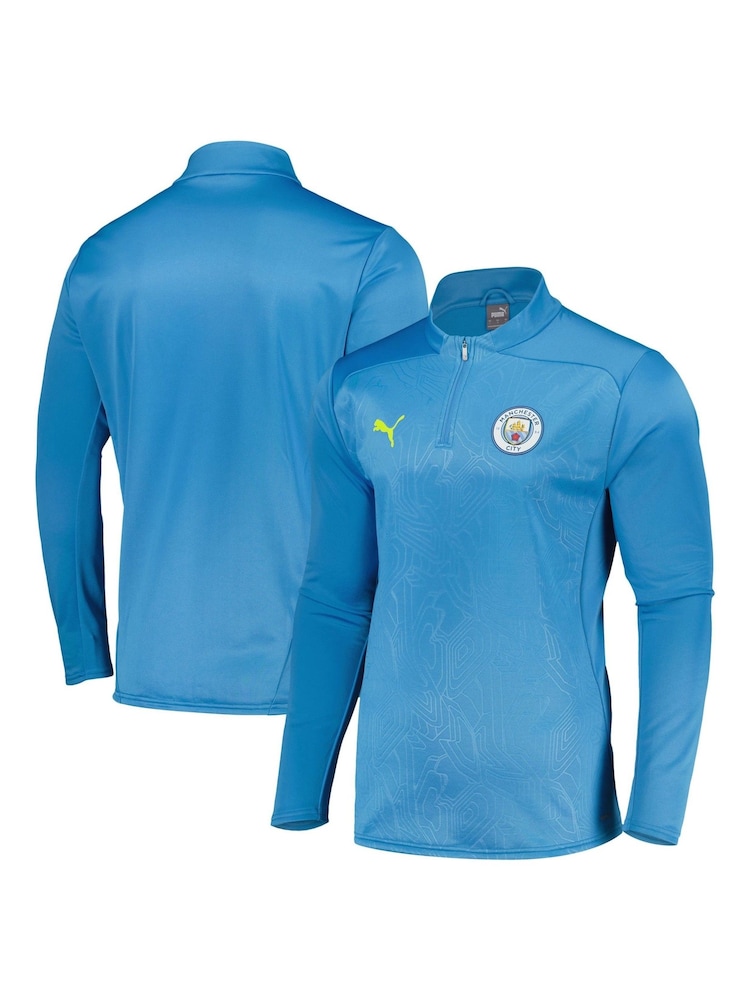 Puma Blue Manchester City Training Fleece - Image 1 of 3