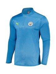 Puma Blue Manchester City Training Fleece - Image 3 of 3