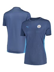 Puma Blue Manchester City Training Jersey Womens - Image 1 of 3
