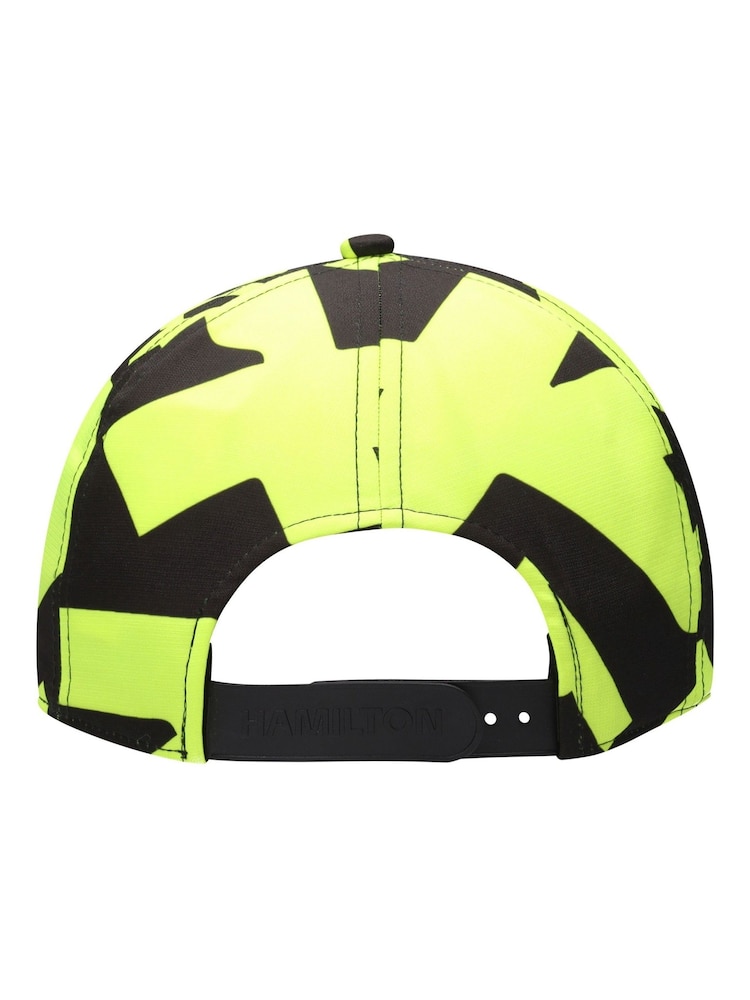 Fanatics Yellow F1 Mercedes AMG Petronas F1 Lewis Hamilton 44 All Over Print Cap - Image 4 of 4