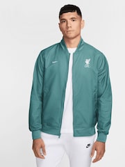 Nike Blue Liverpool Woven Bomber Jacket - Image 1 of 4