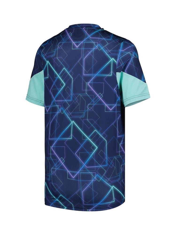 Castore Blue Kids Everton Third Matchday Top - Image 2 of 3 Castore Blue Kids Everton Third Matchday Top - Image 2 of 3