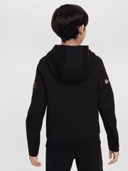 Nike Black Kids Barcelona Tech Fleece Zip Hoodie - Image 2 of 5