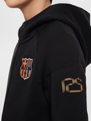 Nike Black Kids Barcelona Tech Fleece Zip Hoodie - Image 3 of 5