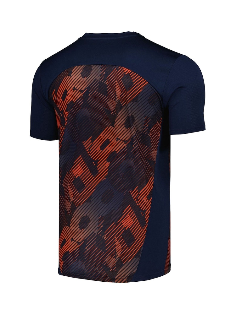 Puma Blue Olympique de Marseille Pre Match T-Shirt - Image 2 of 3