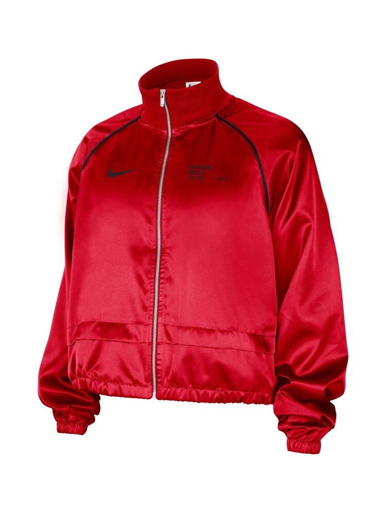Fanatics Womens Red NBA Chicago Bulls NBA Full Zip Jacket - Image 4 of 4