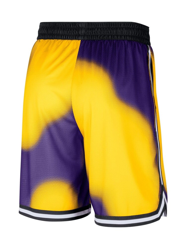 Fanatics Yellow NBA Los Angeles Lakers Dri-FIT DNA Courtside 8inch Shorts - Image 2 of 3