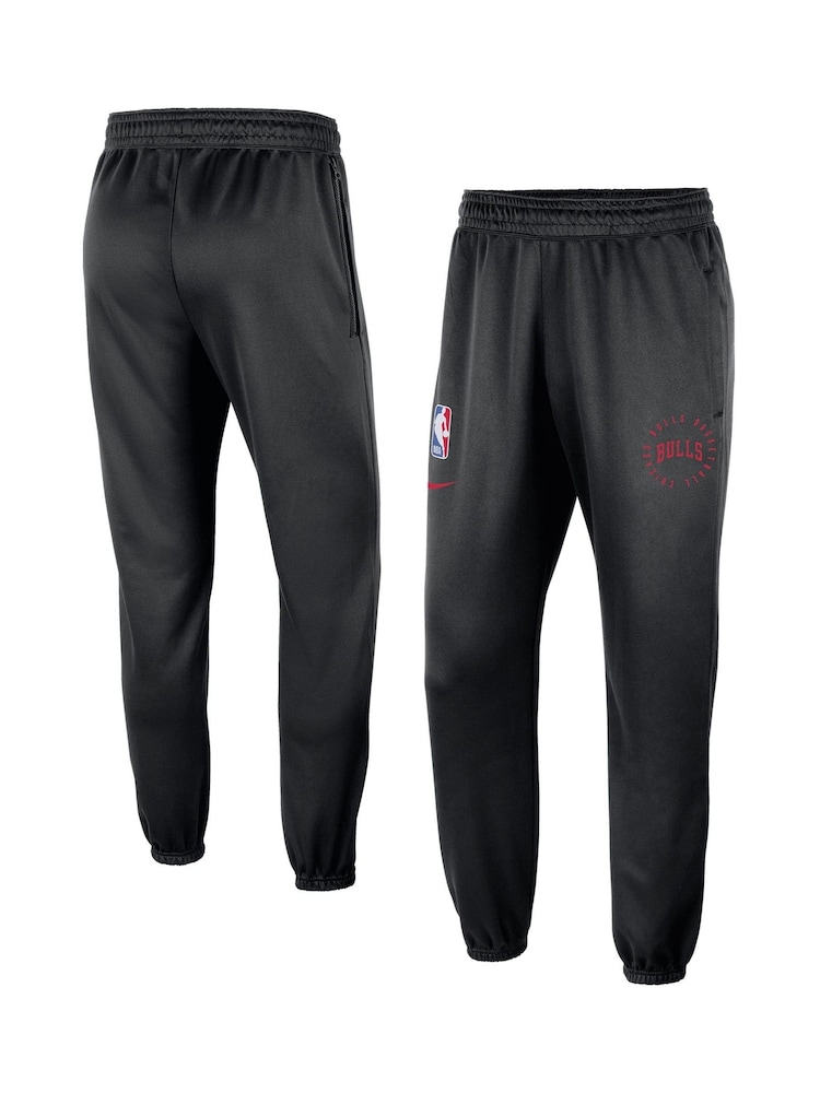 Fanatics NBA Chicago Bulls Dri-FIT Spotlight Black Joggers - Image 1 of 3