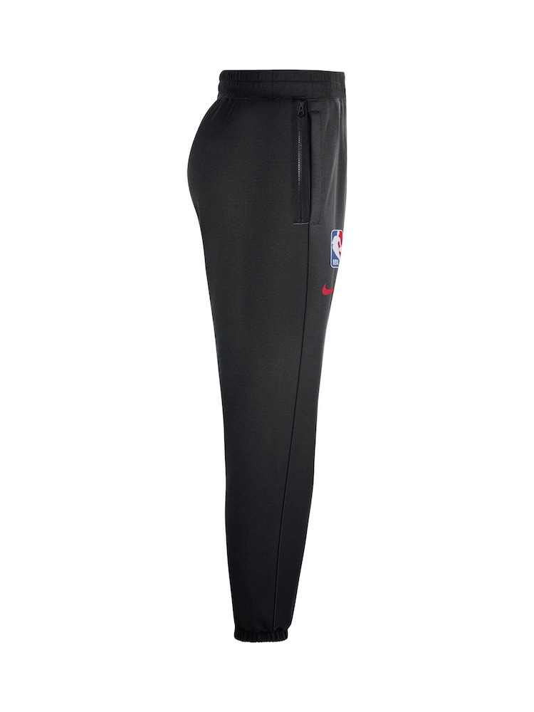Fanatics NBA Chicago Bulls Dri-FIT Spotlight Black Joggers - Image 3 of 3