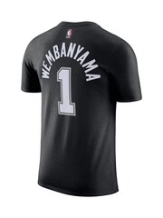 Fanatics NBA San Antonio Spurs Icon Name and Number 100% Cotton Black T-Shirt - Image 2 of 3