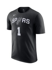 Fanatics NBA San Antonio Spurs Icon Name and Number 100% Cotton Black T-Shirt - Image 3 of 3