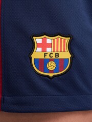 Nike Blue Womens Barcelona Home Stadium Shorts 2024-25 - Image 5 of 5